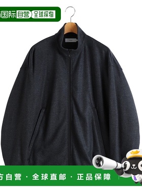 1h可退 日本直邮Graphpaper 男装 放松版型 羊毛 休闲夹克 半拉链