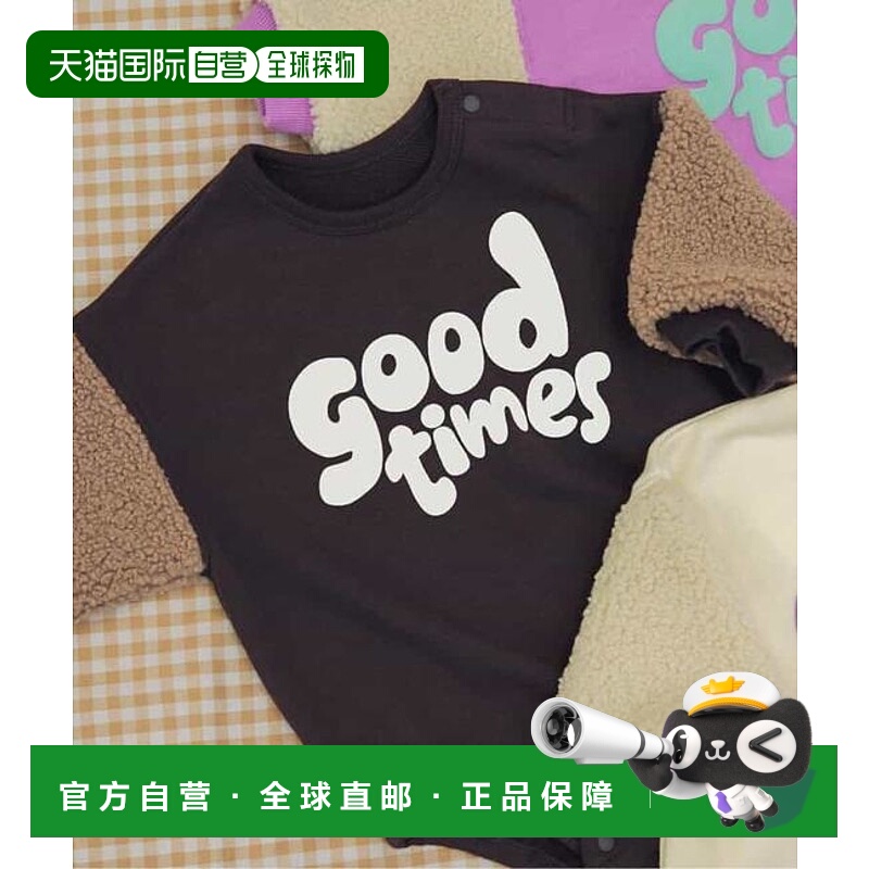 日本直邮BREEZE 【Bpop】袖口毛绒连体裤童装