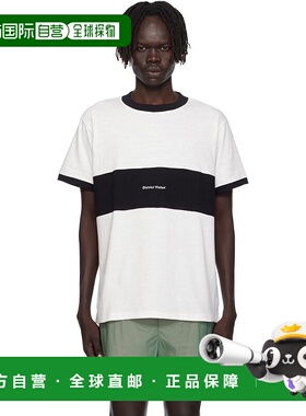 1h可退 香港直邮潮奢 District Vision 男士 灰白色 Ringer T 恤