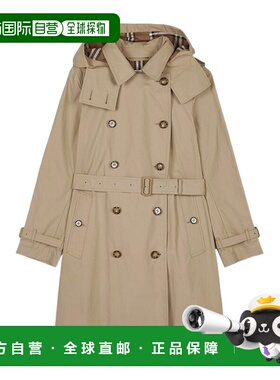 香港直邮BURBERRY 女士外套 81122231 AW2025 花色 Telford连帽风