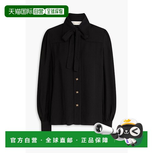 1h可退 香港直邮潮奢 ZIMMERMANN 女士 蝴蝶结绉纱衬衫 4840TRS24