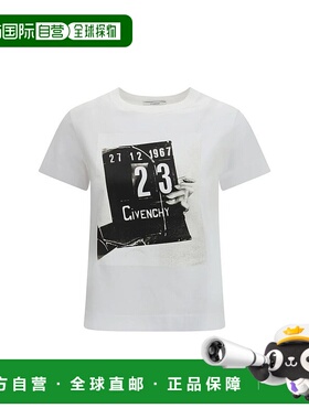 香港直邮GIVENCHY 女士T恤 BW70FJP7A4100 SS2026 白色 Givenchy