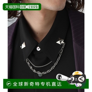 日本直邮HARE 双链条款 1h可退 男士 286016 领夹式 胸针