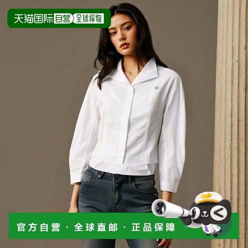 香港直邮GIVENCHY 女士衬衫 BW61CK15JT100-2 SS2025 白色 Givenc