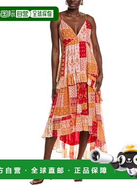 自营 Ramy Brook Lura Maxi连衣裙-橙色 美国奥莱直发