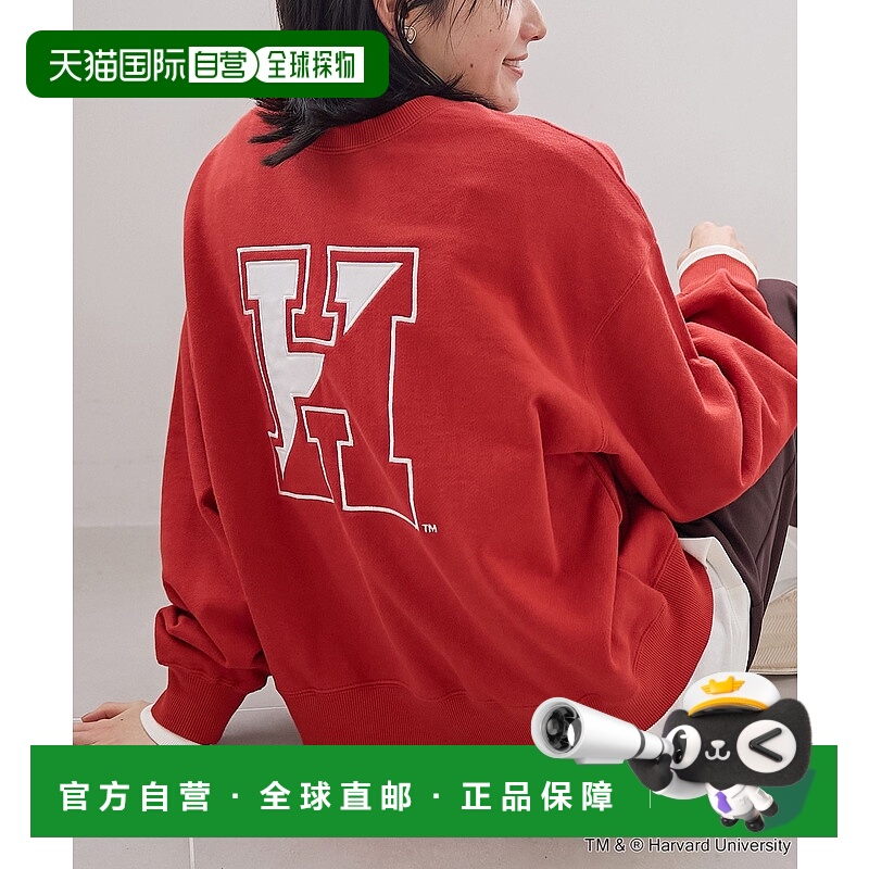 1h可退 日本直邮COEN 女装 2way学院风半拉链卫衣 宽松舒适 76206