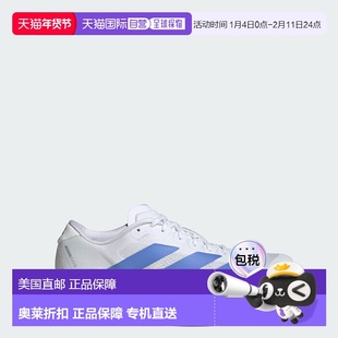 自营Adidas阿迪达斯Adizero EVO SL女鞋舒适低帮白蓝跑步鞋JS4454