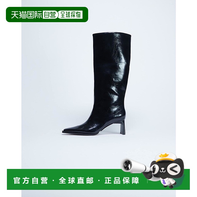 1h可退 香港直邮潮奢 Topshop 女士 Talia chisel 鞋头及膝靴子()