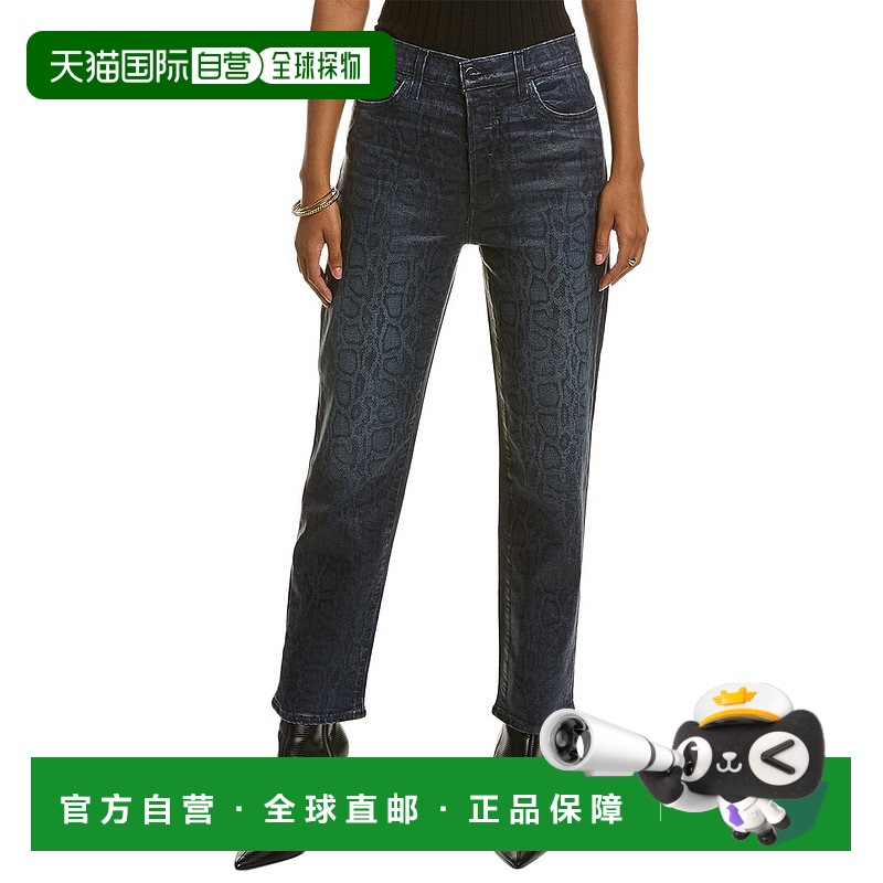 自营 JOE'S Jeans The Honor 高腰靛蓝 Slither 直筒九分牛仔裤 -