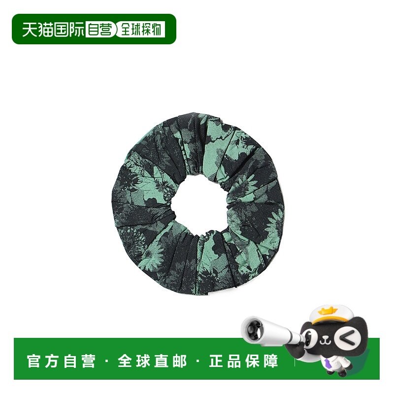 香港直邮GANNI 女士帽子 A4616484 SS2023 绿色 徽标发饰高端正品