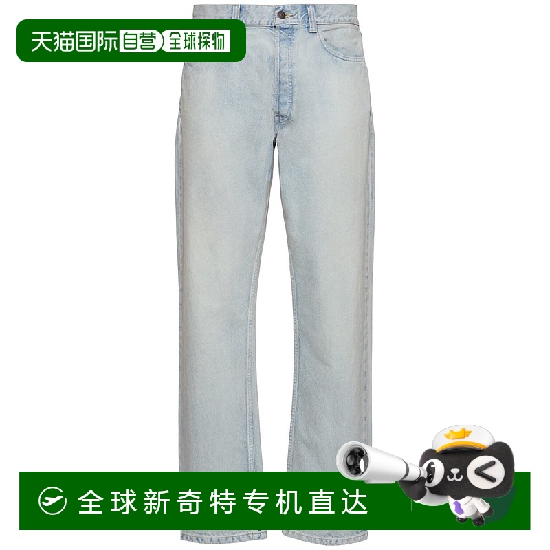 1h可退 香港直邮The Row 男士 Burt棉质牛仔裤 blue蓝色 舒适时尚
