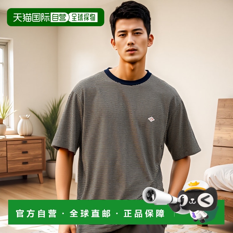 1h可退 日本直邮DANTON CVT_TC内搭T恤短袖上衣男装