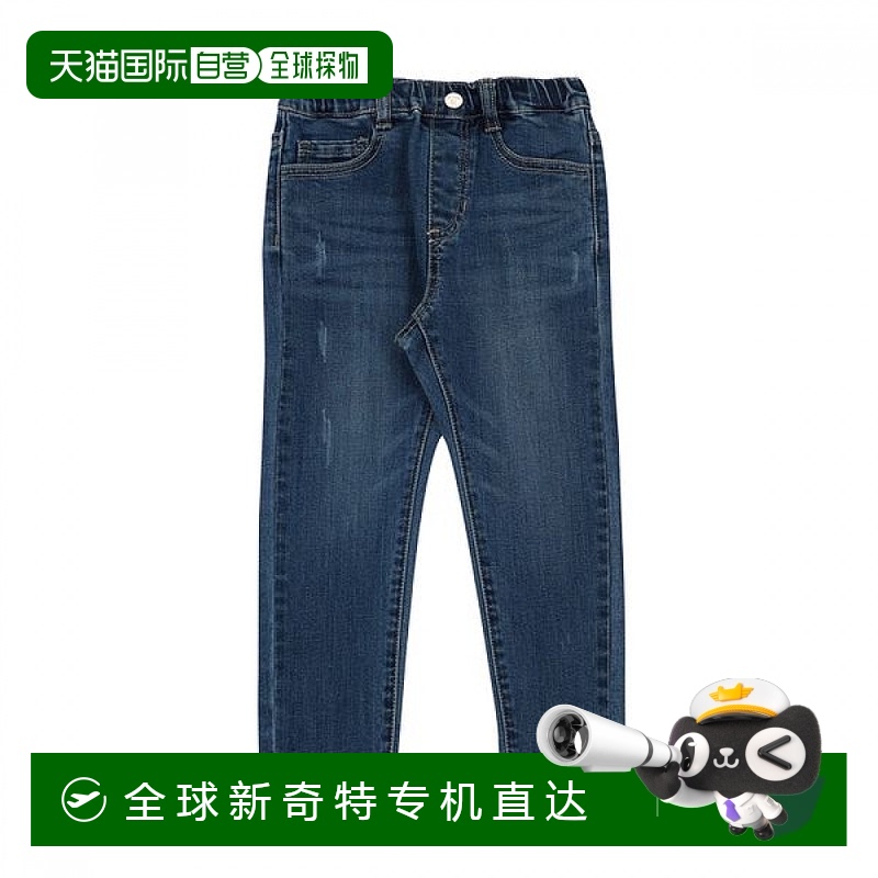 1h可退 韩国直邮GuessKids 复古石洗牛仔裤 G41KDP971-T