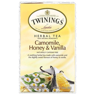 香港直发Twinings川宁花草茶甘菊蜂蜜香草清香天然健康20包32g