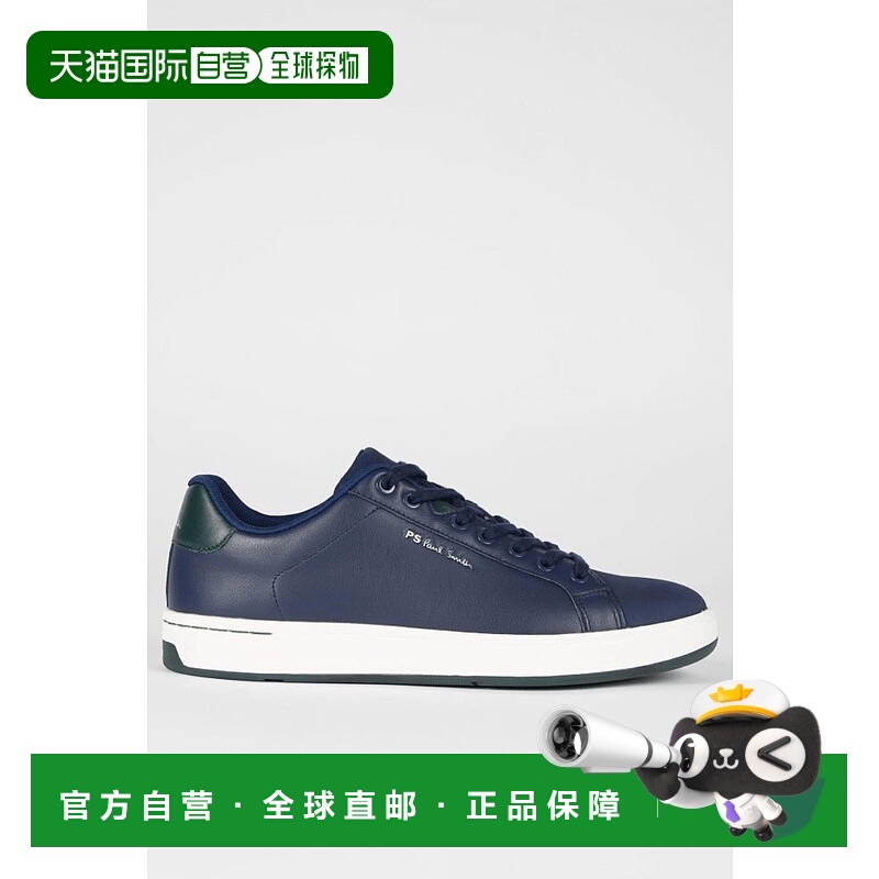 自营paul smith海军版Albany男式皮革运动鞋 美国奥莱直发