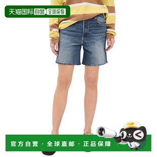 自营 rag & bone碎骨女式Miramar Kaia牛仔短裤,Cosmos-Cosmos