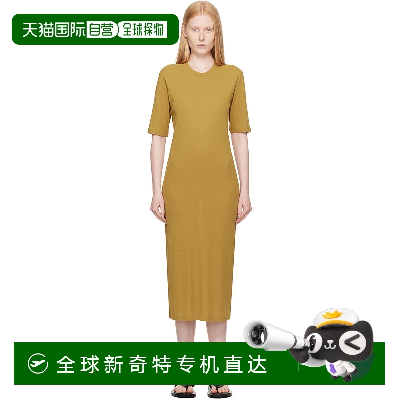 1h可退 香港直邮潮奢 Ami Paris 女士 卡其色 Cotton Short Sleev