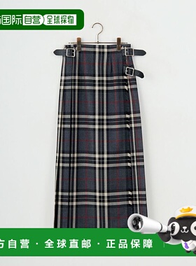 1h可退 日本直邮O'NEIL of DUBLIN 女装 羊毛长款百褶裙半身裙