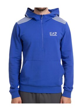 EA7 Emporio Armani logo标识连帽卫衣 6KPM55PJ9FZ