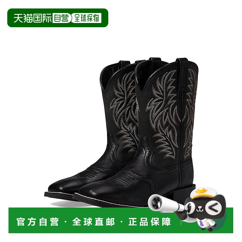 香港直邮潮奢 ariat 男士 Wide 运动西部风格方头靴子