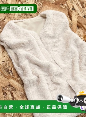 1h可退 日本直邮SHISKY 儿童 仿毛皮马甲 宽松百搭无领设计 24210