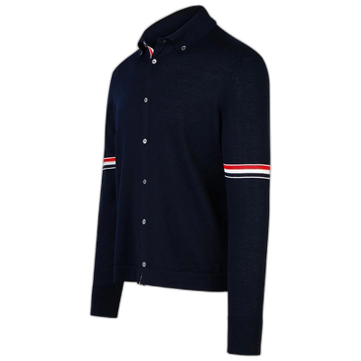 香港直邮THOM BROWNE 男士衬衫 MKL005AY1002415 AW2024 蓝色
