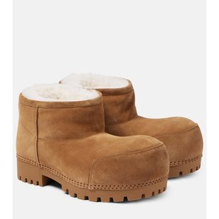 潮奢 Balenciaga 巴黎世家 女士 Alaska 绒面革短靴