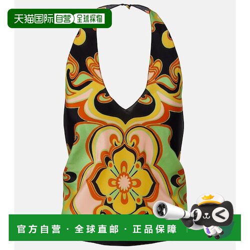香港直邮Etro 艾特罗 女士 花朵真丝上衣 colorful花色 舒适时尚