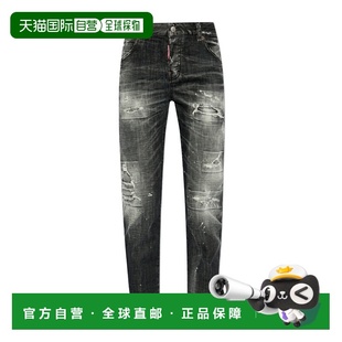 香港直邮Dsquared2 S75LB0994S30357 腰带环牛仔长裤