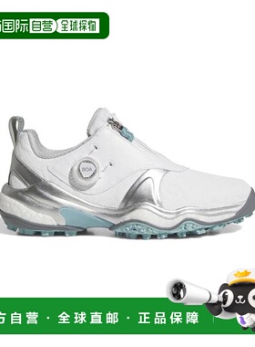 日本直邮adidas 高尔夫鞋 代码混沌 BOA 拨盘式 JQ7753 白色/银色