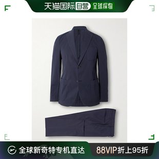 6AI0129098X 香港直邮潮奢 男士 Incotex 修身 棉混纺华达呢套装