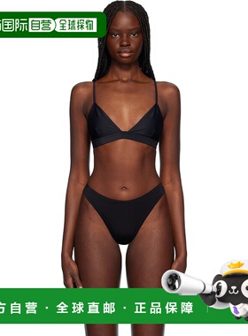 1h可退 香港直邮潮奢 CDLP 女士 黑色 Triangle 比基尼上装 WSW04