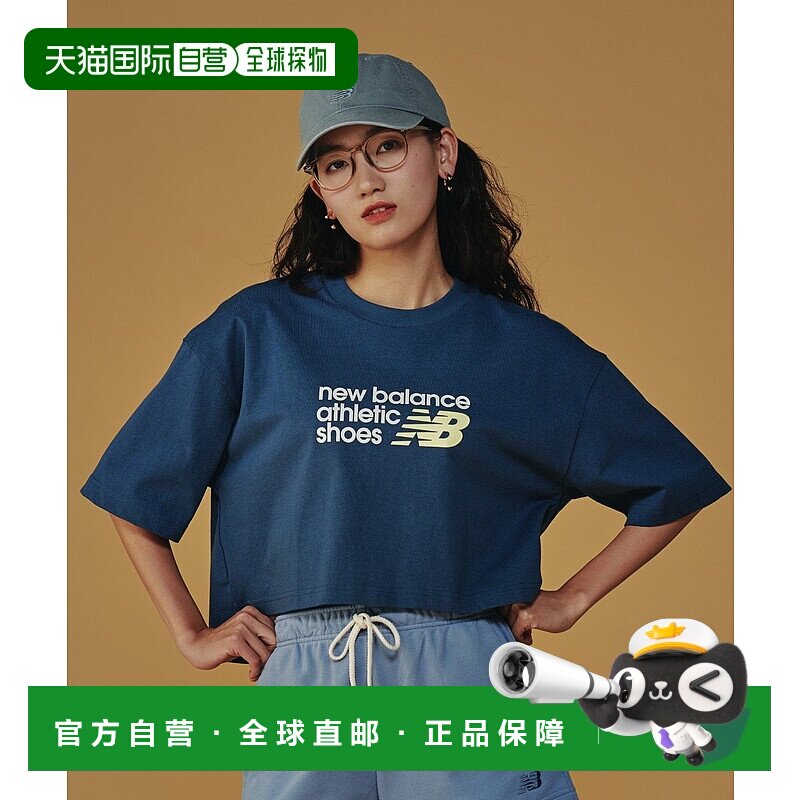 日本直邮Athletics 无溢价胸前logo短款短袖T恤