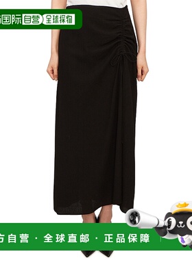 1h可退 韩国直邮VANESSA BRUNO 4EVA26 V07002 999 女士 裙子亚麻