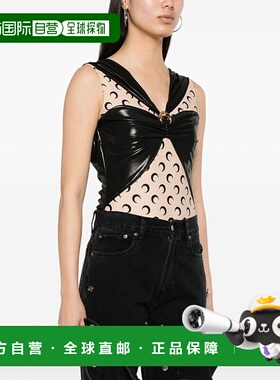 1h可退 香港直邮潮奢 Marine Serre 女士 V 领无袖连体衣 WTO393R