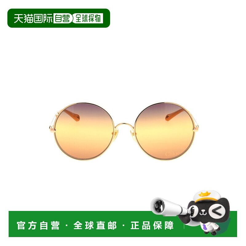 1h可退 香港直邮Chloe 蔻依 女士 Eyewear 圆框太阳镜 CH0321S