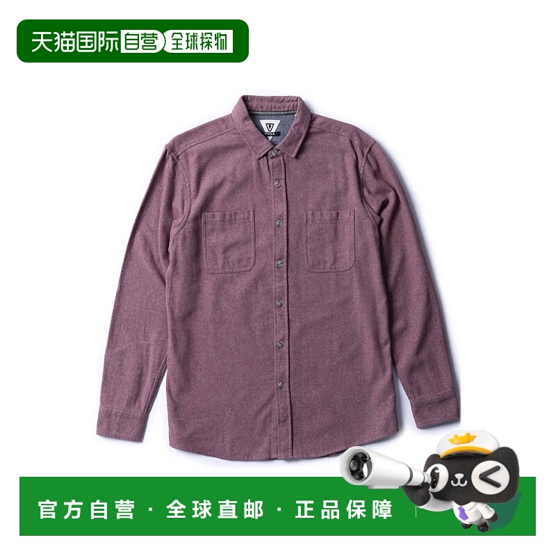 自营 visslaFig-Fig男式塑形环保法兰绒衬衫 美国奥莱直发