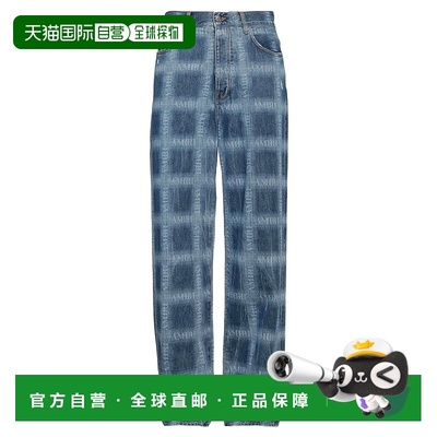 香港直邮AMIRI 男士 牛仔长裤 blue蓝色 舒适时尚