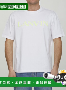 1h可退 香港直邮LANVIN 男士T恤 RMTS0005J207P2301 AW2023 白色