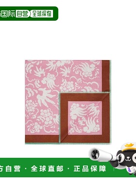 香港直邮VALENTINO 女士围巾  SS2019 RT0EB104RYFFW7粉红色方巾