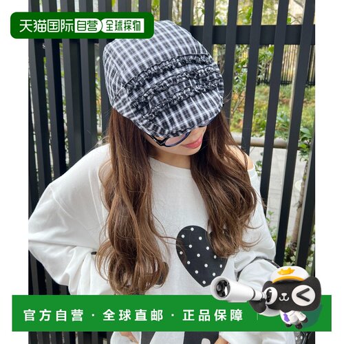 1h可退 日本直邮WC 女士 碎花荷叶边猎鹿帽 WC26SS04SG0003