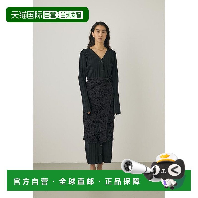 日本直邮MOUSSY 2WAY针织连衣裙 采用再生聚酯纤维 [MO1164EW0348