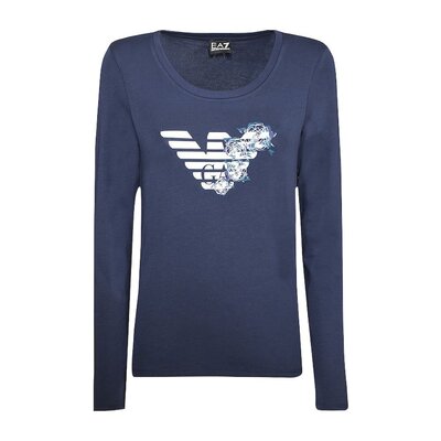 EA7 Emporio Armani 圆领长袖T恤 6GTT20TJ12Z