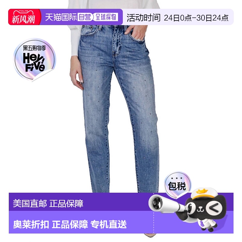 自营 pistola普雷斯利男朋友蓝色牛仔裤 美国奥莱直发直筒裤