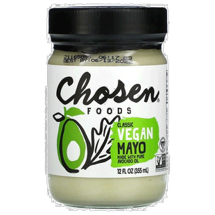 香港直发Chosen Foods蛋黄酱经典全素营养健康膳食补充剂355ml