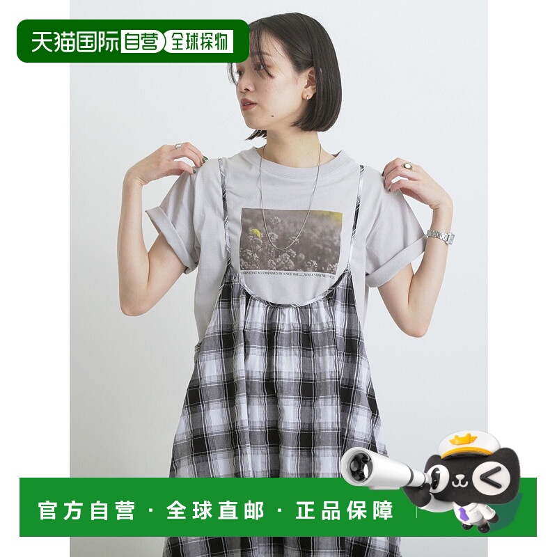 1h可退 日本直邮sm2rhythm 女士花卉摄影印花T恤 22013682230