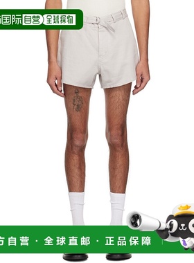 1h可退 香港直邮Our Legacy 男士 灰色 Oyster Trunk 短裤 M2254O