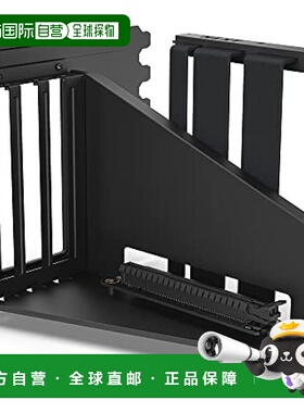 【日本直邮】NZXT 垂直型GPU支架&延长线 黑色 AB-RH175-B1