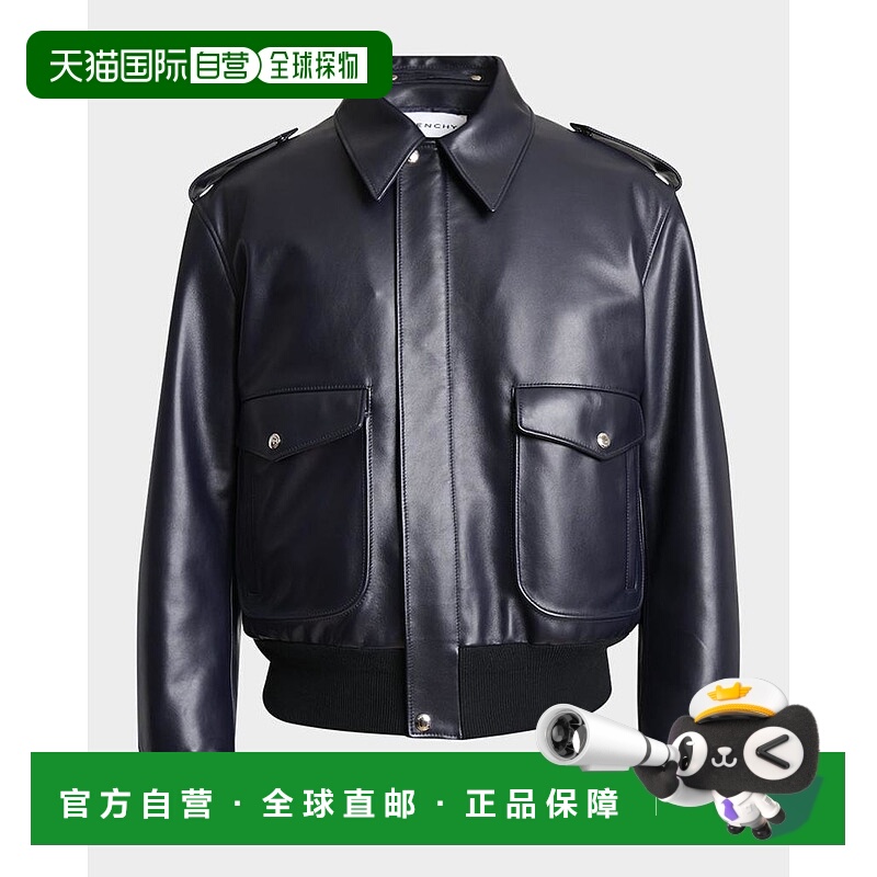 1h可退 【美国直邮】givenchy 男士 皮质外套