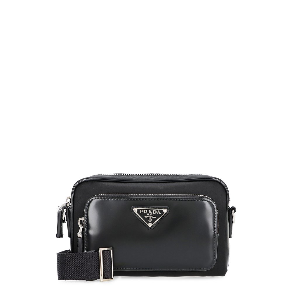 PRADA 男士单肩包 2VH172VOOT789F0002 SS2024 黑色